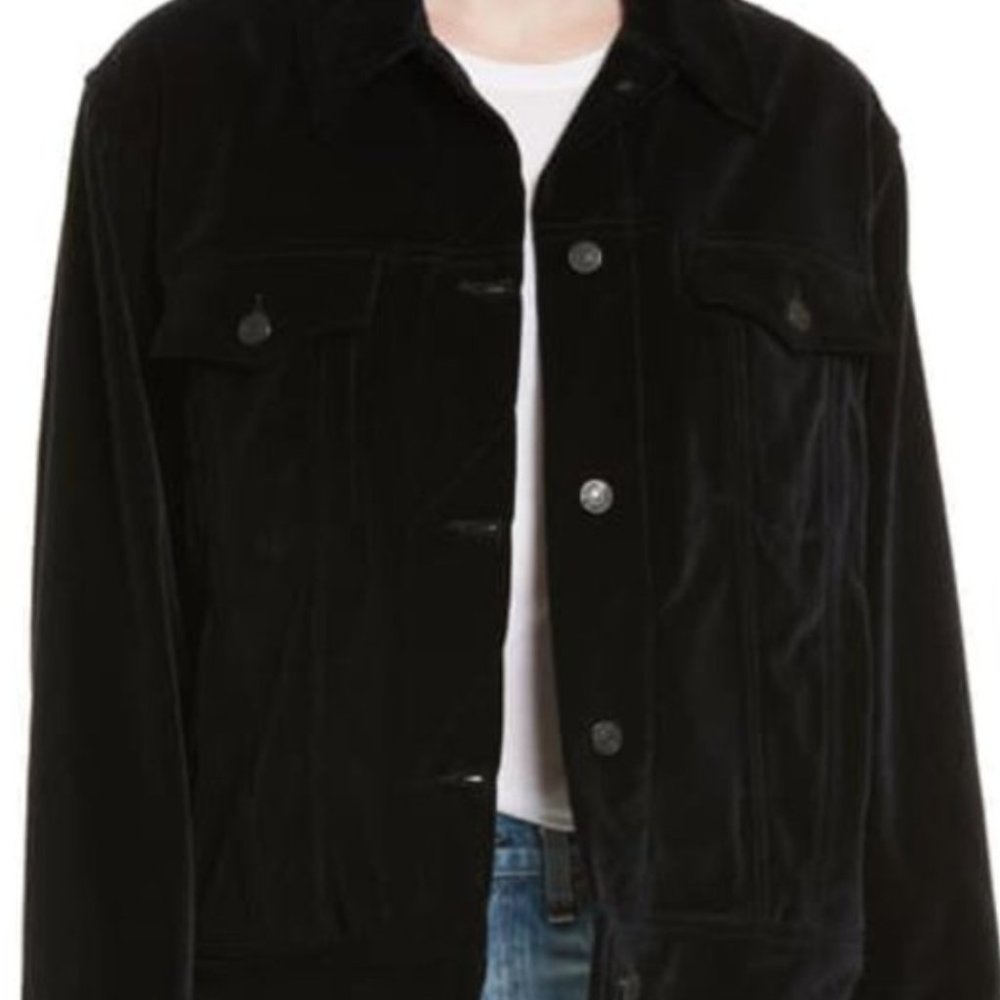 Rag & Bone Black Velvet Jacket